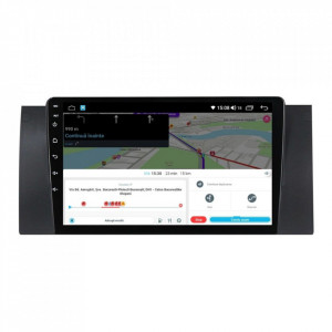 Navigatie dedicata cu Android BMW Seria 5 (E39) 1995 - 2003, 6GB RAM, Radio GPS Dual Zone, Display HD IPS 9" Touchscreen, Internet Wi-Fi si slot SIM 4G, Bluetooth, MirrorLink, USB, Waze
