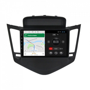 Navigatie dedicata cu Android Chevrolet Cruze 2008 - 2013, 2GB RAM, Radio GPS Dual Zone, Display HD 9" Touchscreen, Internet Wi-Fi, Bluetooth, MirrorLink, USB, Waze