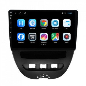 Navigatie dedicata cu Android Citroen C1 I 2005 - 2014, 1GB RAM, Radio GPS Dual Zone, Display HD 10" Touchscreen, Internet Wi-Fi, Bluetooth, MirrorLink, USB, Waze