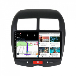 Navigatie dedicata cu Android Citroen C4 Aircross 2012 - 2017, 6GB RAM, Radio GPS Dual Zone, Display HD IPS 10" Touchscreen, Internet Wi-Fi si slot SIM 4G, Bluetooth, MirrorLink, USB, Waze