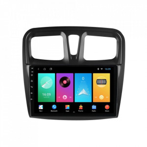Navigatie dedicata cu Android Dacia Logan II 2012 - 2020, 1GB RAM, Radio GPS Dual Zone, Display HD 10" Touchscreen, Internet Wi-Fi, Bluetooth, MirrorLink, USB, Waze
