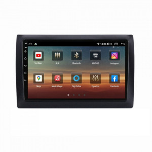 Navigatie dedicata cu Android Fiat Stilo 2001 - 2011, 4GB RAM, Radio GPS Dual Zone, Display HD IPS 9" Touchscreen, Internet Wi-Fi si slot SIM 4G, Bluetooth, MirrorLink, USB, Waze