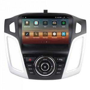 Navigatie dedicata cu Android Ford Focus III 2011 - 2018, 8GB RAM, Radio GPS Dual Zone, Display HD IPS 9" Touchscreen, Internet Wi-Fi si slot SIM 4G, Bluetooth, MirrorLink, USB, Waze