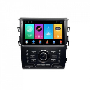 Navigatie dedicata cu Android Ford Mondeo V dupa 2014 cu navigatie originala, 1GB RAM, Radio GPS Dual Zone, Display HD 9" Touchscreen, Internet Wi-Fi, Bluetooth, MirrorLink, USB, Waze