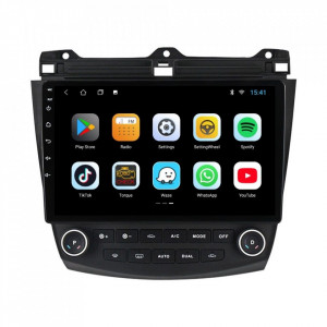 Navigatie dedicata cu Android Honda Accord VII 2003 - 2008, 1GB RAM, Radio GPS Dual Zone, Display HD 10" Touchscreen, Internet Wi-Fi, Bluetooth, MirrorLink, USB, Waze