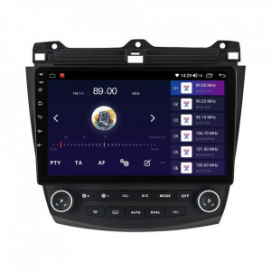 Navigatie dedicata cu Android Honda Accord VII 2003 - 2008, 4GB RAM, Radio GPS Dual Zone, Display HD IPS 10" Touchscreen, Internet Wi-Fi si slot SIM 4G, Bluetooth, MirrorLink, USB, Waze