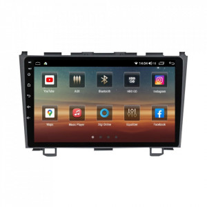 Navigatie dedicata cu Android Honda CR-V III 2006 - 2012, 4GB RAM, Radio GPS Dual Zone, Display HD IPS 9" Touchscreen, Internet Wi-Fi si slot SIM 4G, Bluetooth, MirrorLink, USB, Waze