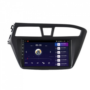 Navigatie dedicata cu Android Hyundai i20 2014 - 2018, 8GB RAM, Radio GPS Dual Zone, Display HD IPS 9" Touchscreen, Internet Wi-Fi si slot SIM 4G, Bluetooth, MirrorLink, USB, Waze