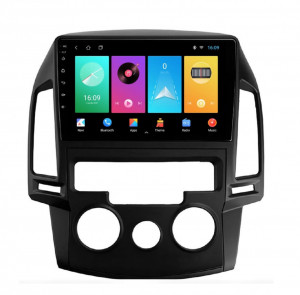 Navigatie dedicata cu Android Hyundai i30 2007 - 2012, clima manuala, 2GB RAM, Radio GPS Dual Zone, Display HD 9" Touchscreen, Internet Wi-Fi, Bluetooth, MirrorLink, USB, Waze