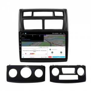 Navigatie dedicata cu Android KIA Sportage 2004 - 2010, 4GB RAM, Radio GPS Dual Zone, Display HD IPS 9" Touchscreen, Internet Wi-Fi si slot SIM 4G, Bluetooth, MirrorLink, USB, Waze