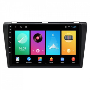 Navigatie dedicata cu Android Mazda 3 2003 - 2009, 2GB RAM, Radio GPS Dual Zone, Display HD 9" Touchscreen, Internet Wi-Fi, Bluetooth, MirrorLink, USB, Waze