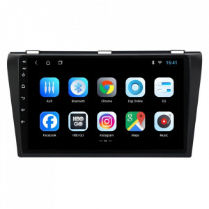 Navigatie dedicata cu Android Mazda 3 2003 - 2009, 2GB RAM, Radio GPS Dual Zone, Display HD 9" Touchscreen, Internet Wi-Fi, Bluetooth, MirrorLink, USB, Waze