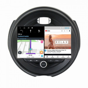 Navigatie dedicata cu Android Mini Cooper 2014 - 2020, 2GB RAM, Radio GPS Dual Zone, Display HD 9" Touchscreen, Internet Wi-Fi, Bluetooth, MirrorLink, USB, Waze