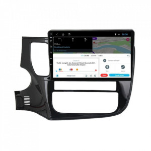 Navigatie dedicata cu Android Mitsubishi Outlander III 2012 - 2019, 1GB RAM, Radio GPS Dual Zone, Display HD 10" Touchscreen, Internet Wi-Fi, Bluetooth, MirrorLink, USB, Waze