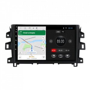 Navigatie dedicata cu Android Nissan Navara / NP300 D23 dupa 2014, 1GB RAM, Radio GPS Dual Zone, Display HD 9" Touchscreen, Internet Wi-Fi, Bluetooth, MirrorLink, USB, Waze