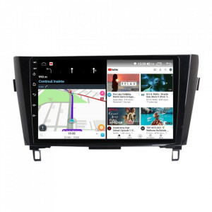 Navigatie dedicata cu Android Nissan X-Trail T32 2014 - 2021, 6GB RAM, Radio GPS Dual Zone, Display HD IPS 10" Touchscreen, Internet Wi-Fi si slot SIM 4G, Bluetooth, MirrorLink, USB, Waze