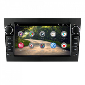 Navigatie dedicata cu Android Opel Meriva A 2003 - 2010, negru, 1GB RAM, Radio GPS Dual Zone, Display HD 7" Touchscreen, Internet Wi-Fi, Bluetooth, MirrorLink, USB, Waze