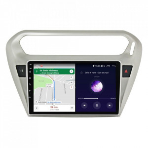 Navigatie dedicata cu Android Peugeot 301 dupa 2012, 6GB RAM, Radio GPS Dual Zone, Display HD IPS 9" Touchscreen, Internet Wi-Fi si slot SIM 4G, Bluetooth, MirrorLink, USB, Waze