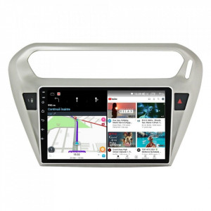 Navigatie dedicata cu Android Peugeot 301 dupa 2012, 8GB RAM, Radio GPS Dual Zone, Display HD IPS 9" Touchscreen, Internet Wi-Fi si slot SIM 4G, Bluetooth, MirrorLink, USB, Waze
