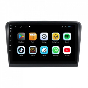 Navigatie dedicata cu Android Skoda Superb II 2008 - 2015, 1GB RAM, Radio GPS Dual Zone, Display HD 10" Touchscreen, Internet Wi-Fi, Bluetooth, MirrorLink, USB, Waze