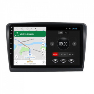 Navigatie dedicata cu Android Skoda Superb II 2008 - 2015, 2GB RAM, Radio GPS Dual Zone, Display HD 10" Touchscreen, Internet Wi-Fi, Bluetooth, MirrorLink, USB, Waze