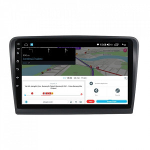 Navigatie dedicata cu Android Skoda Superb II 2008 - 2015, 4GB RAM, Radio GPS Dual Zone, Display HD IPS 10" Touchscreen, Internet Wi-Fi si slot SIM 4G, Bluetooth, MirrorLink, USB, Waze