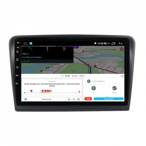 Navigatie dedicata cu Android Skoda Superb II 2008 - 2015, 6GB RAM, Radio GPS Dual Zone, Display HD IPS 10" Touchscreen, Internet Wi-Fi si slot SIM 4G, Bluetooth, MirrorLink, USB, Waze