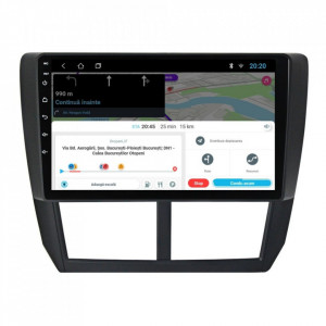 Navigatie dedicata cu Android Subaru Forester 2008 - 2013, 1GB RAM, Radio GPS Dual Zone, Display HD 9" Touchscreen, Internet Wi-Fi, Bluetooth, MirrorLink, USB, Waze