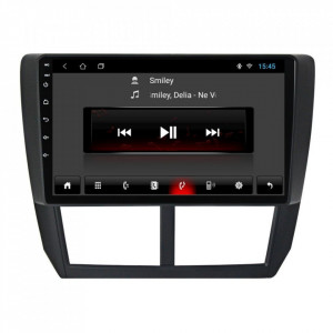 Navigatie dedicata cu Android Subaru Impreza / XV / WRX 2007 - 2014, 1GB RAM, Radio GPS Dual Zone, Display HD 9" Touchscreen, Internet Wi-Fi, Bluetooth, MirrorLink, USB, Waze