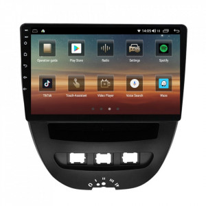 Navigatie dedicata cu Android Toyota Aygo 2005 - 2014, 6GB RAM, Radio GPS Dual Zone, Display HD IPS 10" Touchscreen, Internet Wi-Fi si slot SIM 4G, Bluetooth, MirrorLink, USB, Waze