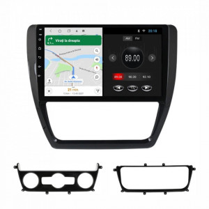 Navigatie dedicata cu Android VW Jetta IV 2011 - 2018, 1GB RAM, Radio GPS Dual Zone, Display HD 10" Touchscreen, Internet Wi-Fi, Bluetooth, MirrorLink, USB, Waze
