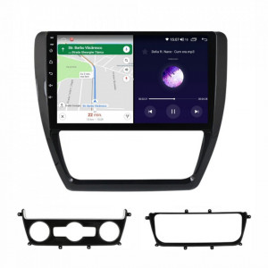 Navigatie dedicata cu Android VW Jetta IV 2011 - 2018, 4GB RAM, Radio GPS Dual Zone, Display HD IPS 10" Touchscreen, Internet Wi-Fi si slot SIM 4G, Bluetooth, MirrorLink, USB, Waze