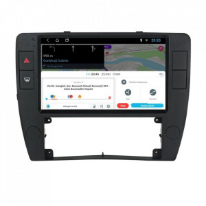 Navigatie dedicata cu Android VW Passat B5.5 2001 - 2005, 1GB RAM, Radio GPS Dual Zone, Display HD 9" Touchscreen, Internet Wi-Fi, Bluetooth, MirrorLink, USB, Waze