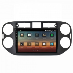 Navigatie dedicata cu Android VW Tiguan I 2012 - 2018, 8GB RAM, Radio GPS Dual Zone, Display HD IPS 9" Touchscreen, Internet Wi-Fi si slot SIM 4G, Bluetooth, MirrorLink, USB, Waze