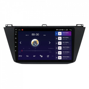 Navigatie dedicata cu Android VW Tiguan II dupa 2016, 8GB RAM, Radio GPS Dual Zone, Display HD IPS 10" Touchscreen, Internet Wi-Fi si slot SIM 4G, Bluetooth, MirrorLink, USB, Waze