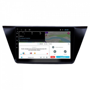 Navigatie dedicata cu Android VW Touran III dupa 2015, 1GB RAM, Radio GPS Dual Zone, Display HD 10" Touchscreen, Internet Wi-Fi, Bluetooth, MirrorLink, USB, Waze