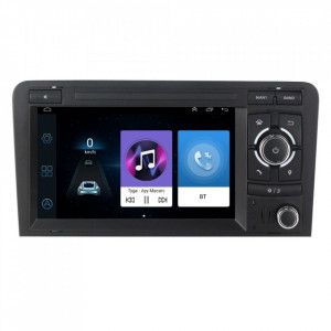 Navigatie dedicata cu Android Audi A3 (8P1) 2003 - 2013, 1GB RAM, Radio GPS Dual Zone, Display HD 7" Touchscreen, Internet Wi-Fi, Bluetooth, MirrorLink, USB, Waze