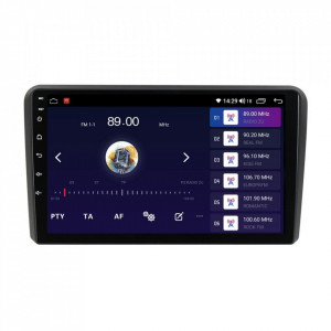 Navigatie dedicata cu Android Audi A3 (8P1) 2003 - 2013, 8GB RAM, Radio GPS Dual Zone, Display HD IPS 9" Touchscreen, Internet Wi-Fi si slot SIM 4G, Bluetooth, MirrorLink, USB, Waze
