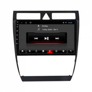Navigatie dedicata cu Android Audi A6 (C5) 1997 - 2005, 2GB RAM, Radio GPS Dual Zone, Display HD 9" Touchscreen, Internet Wi-Fi, Bluetooth, MirrorLink, USB, Waze