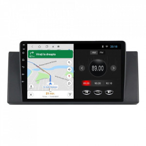 Navigatie dedicata cu Android BMW Seria 5 (E39) 1995 - 2003, 1GB RAM, Radio GPS Dual Zone, Display HD 9" Touchscreen, Internet Wi-Fi, Bluetooth, MirrorLink, USB, Waze