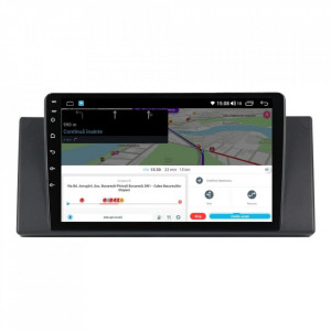 Navigatie dedicata cu Android BMW Seria 5 (E39) 1995 - 2003, 4GB RAM, Radio GPS Dual Zone, Display HD IPS 9" Touchscreen, Internet Wi-Fi si slot SIM 4G, Bluetooth, MirrorLink, USB, Waze