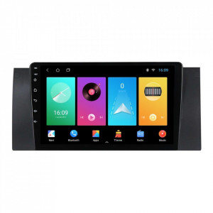 Navigatie dedicata cu Android BMW X5 (E53) 2000 - 2006, 2GB RAM, Radio GPS Dual Zone, Display HD 9" Touchscreen, Internet Wi-Fi, Bluetooth, MirrorLink, USB, Waze