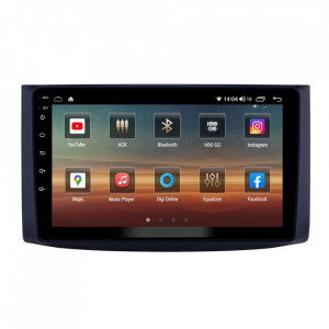 Navigatie dedicata cu Android Chevrolet Aveo 2006 - 2011, 6GB RAM, Radio GPS Dual Zone, Display HD IPS 9" Touchscreen, Internet Wi-Fi si slot SIM 4G, Bluetooth, MirrorLink, USB, Waze