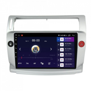 Navigatie dedicata cu Android Citroen C4 I 2004 - 2009, 4GB RAM, Radio GPS Dual Zone, Display HD IPS 9" Touchscreen, Internet Wi-Fi si slot SIM 4G, Bluetooth, MirrorLink, USB, Waze