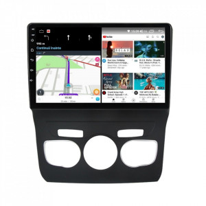 Navigatie dedicata cu Android Citroen C4 II 2009 - 2018, clima automata, 8GB RAM, Radio GPS Dual Zone, Display HD IPS 10" Touchscreen, Internet Wi-Fi si slot SIM 4G, Bluetooth, MirrorLink, USB, Waze
