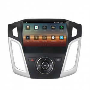 Navigatie dedicata cu Android Ford Focus III 2011 - 2018, 4GB RAM, Radio GPS Dual Zone, Display HD IPS 9" Touchscreen, Internet Wi-Fi si slot SIM 4G, Bluetooth, MirrorLink, USB, Waze