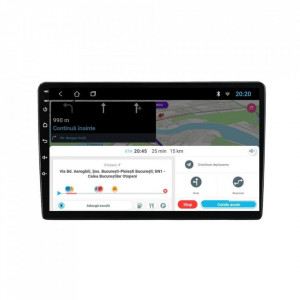 Navigatie dedicata cu Android Ford Fusion 2005 - 2012, 1GB RAM, Radio GPS Dual Zone, Display HD 9" Touchscreen, Internet Wi-Fi, Bluetooth, MirrorLink, USB, Waze