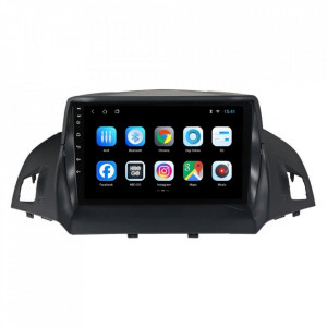 Navigatie dedicata cu Android Ford Kuga II 2012 - 2019, 2GB RAM, Radio GPS Dual Zone, Display HD 9" Touchscreen, Internet Wi-Fi, Bluetooth, MirrorLink, USB, Waze