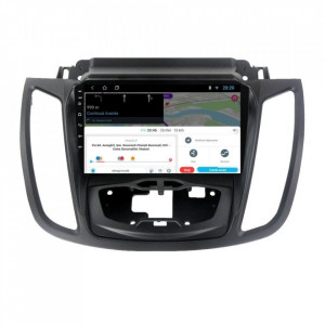 Navigatie dedicata cu Android Ford Kuga II 2012 - 2019 cu navigatie originala, 1GB RAM, Radio GPS Dual Zone, Display HD 9" Touchscreen, Internet Wi-Fi, Bluetooth, MirrorLink, USB, Waze