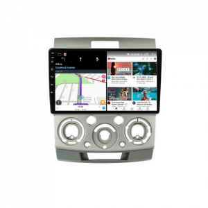 Navigatie dedicata cu Android Ford Ranger 2005 - 2011, 4GB RAM, Radio GPS Dual Zone, Display HD IPS 9" Touchscreen, Internet Wi-Fi si slot SIM 4G, Bluetooth, MirrorLink, USB, Waze